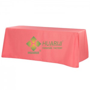 Polyester-Rectangular-90x132-Tablecloth-Coral