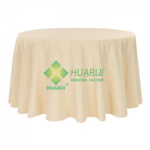 Round-Polyester-Tablecloth-Champagne