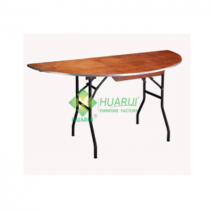 half round table